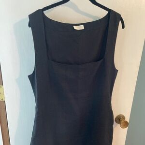 Posse Alice Shift Dress | Size L (Black)